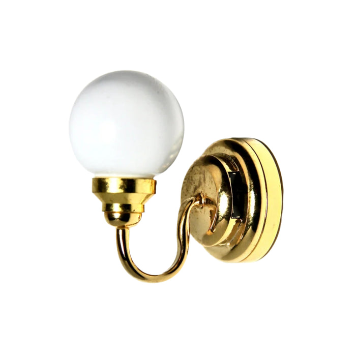 Wall lamp, ball lamp, brass, LED