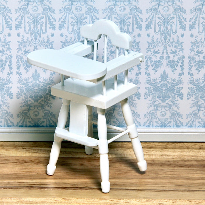 Children's high chair, white