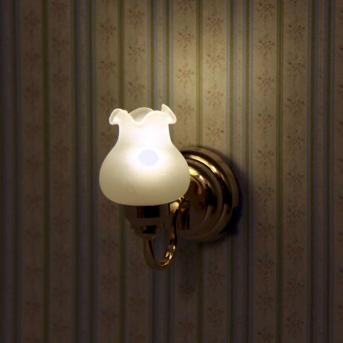 Wall lamp, tulip dome, LED