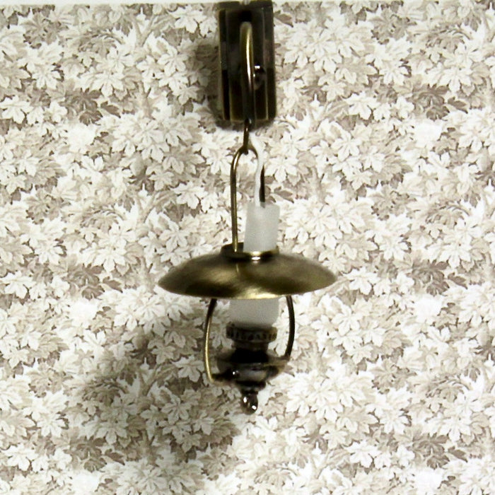 Oil lamp with wall mounting, 12V