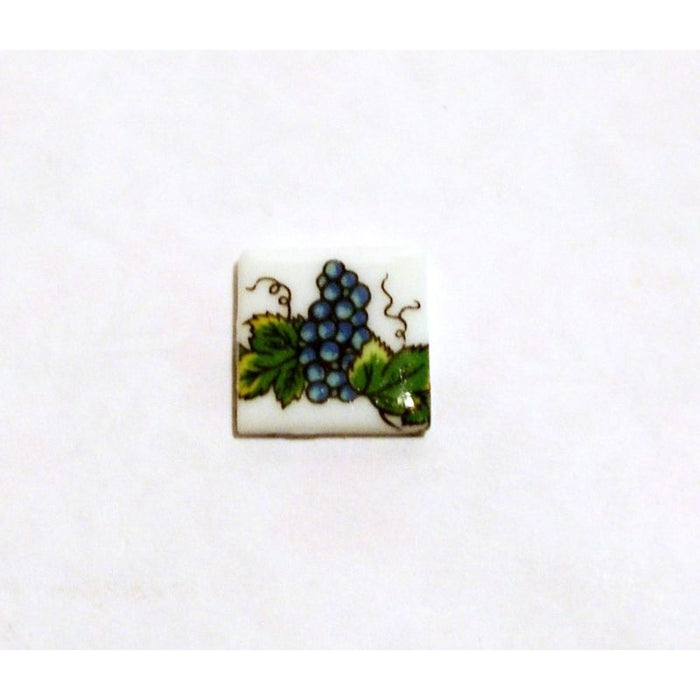 Ceramic porcelain tile, grape, 6 pcs