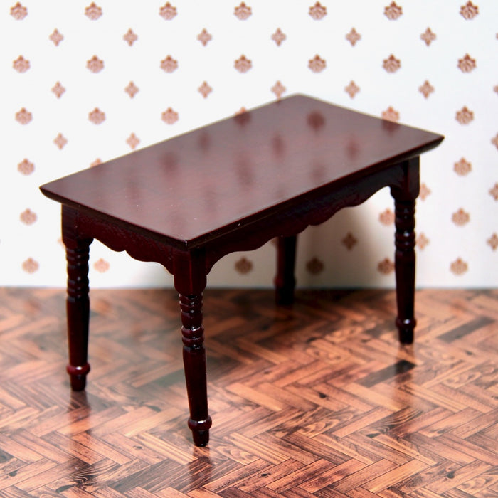 Dining table, desk mahogany