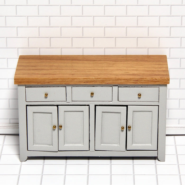 Sideboard / side table, gray and wood color