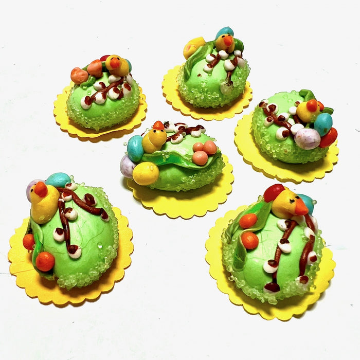 Easter cake, green, chick or bunny, Finnish