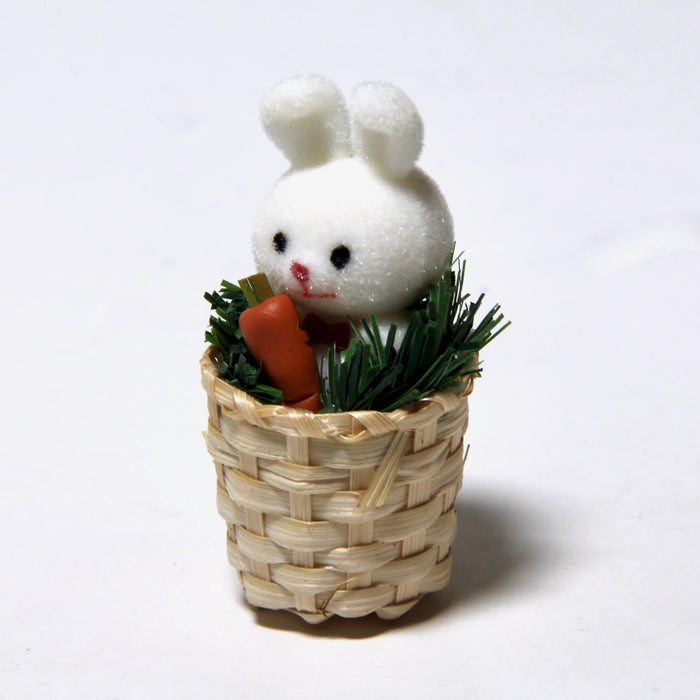 Easter bunny in a basket, big