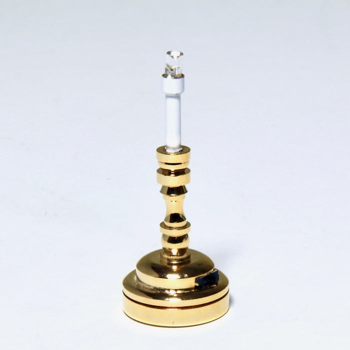 Candle, brass, LED, 1 pc