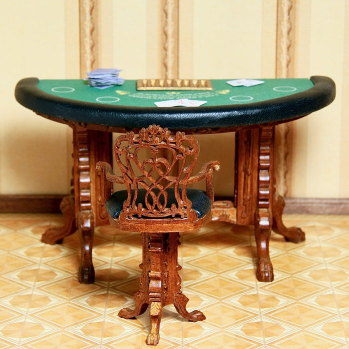 Gaming table chair, high quality furniture, walnut