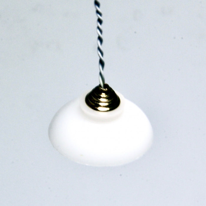 Ceiling lamp, small, white dome, LED