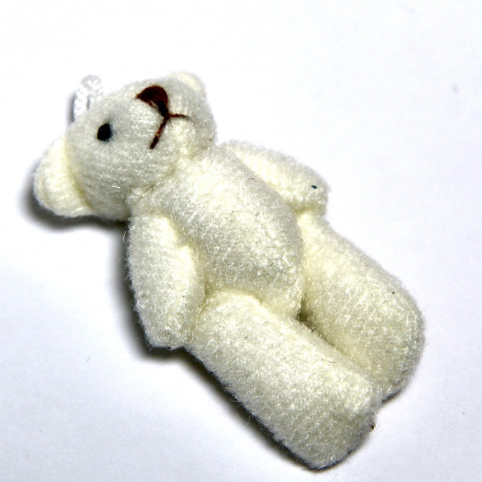 Nalle, valkoinen, 5 cm