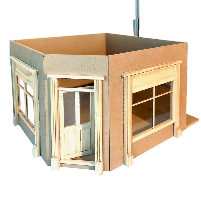 Kulmakaupan pienoismalli.