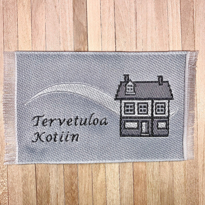 Door mat, Welcome home, woven pattern