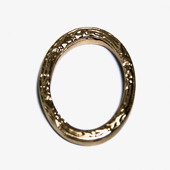 Frame, oval, gold, 2.7 x 3.5 cm