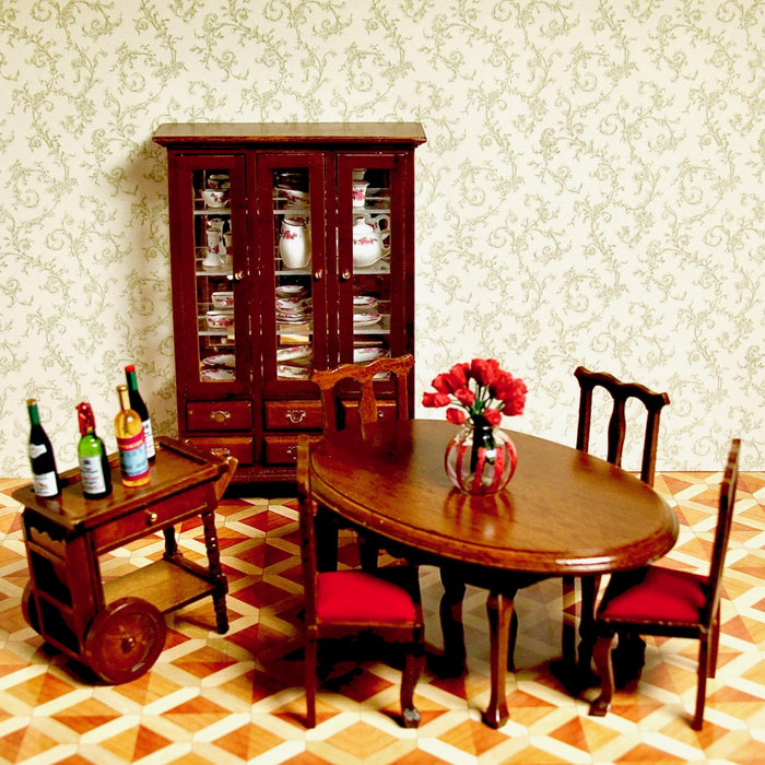 Wallpaper, Symphony, green and off-white