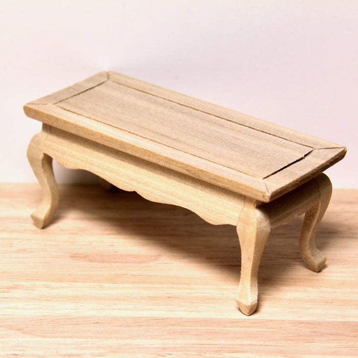 Coffee table, rectangle, finished in wood