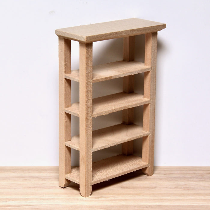 Shelf, finished in wood