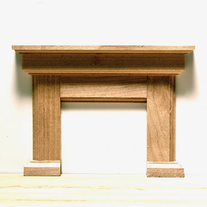 Fireplace mantel, wood ready