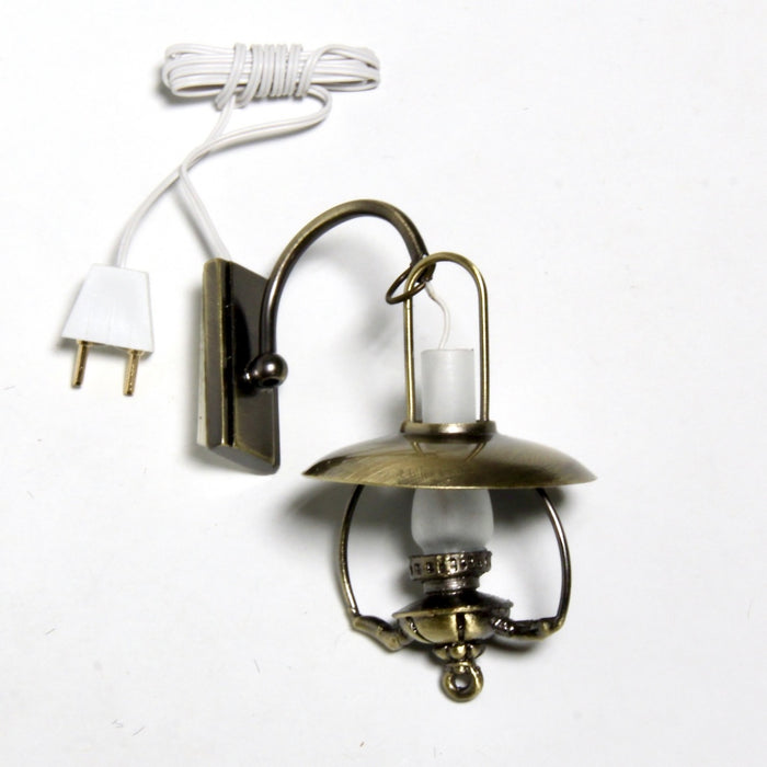 Oil lamp with wall mounting, 12V