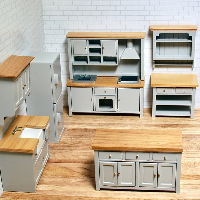 Sideboard / side table, gray and wood color