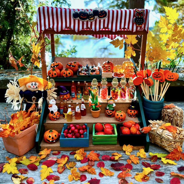 Pumpkins in a wooden box