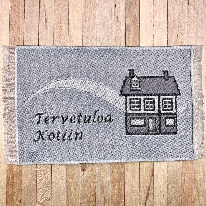 Door mat, Welcome home, woven pattern