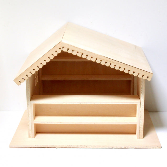 Market stall, wooden ready