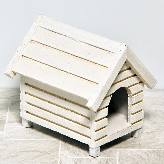 Dog house, white