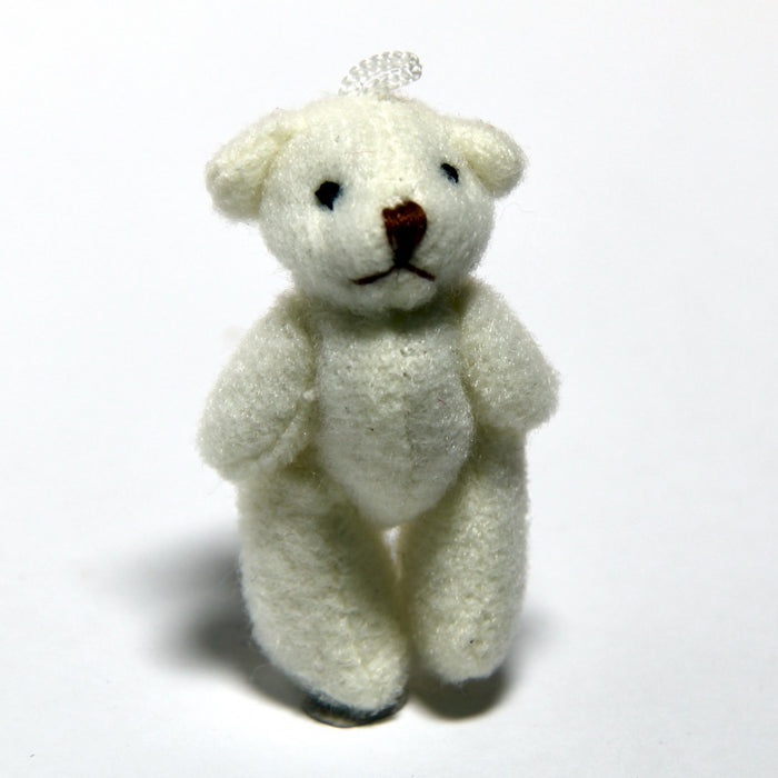 Nalle, valkoinen, 5 cm