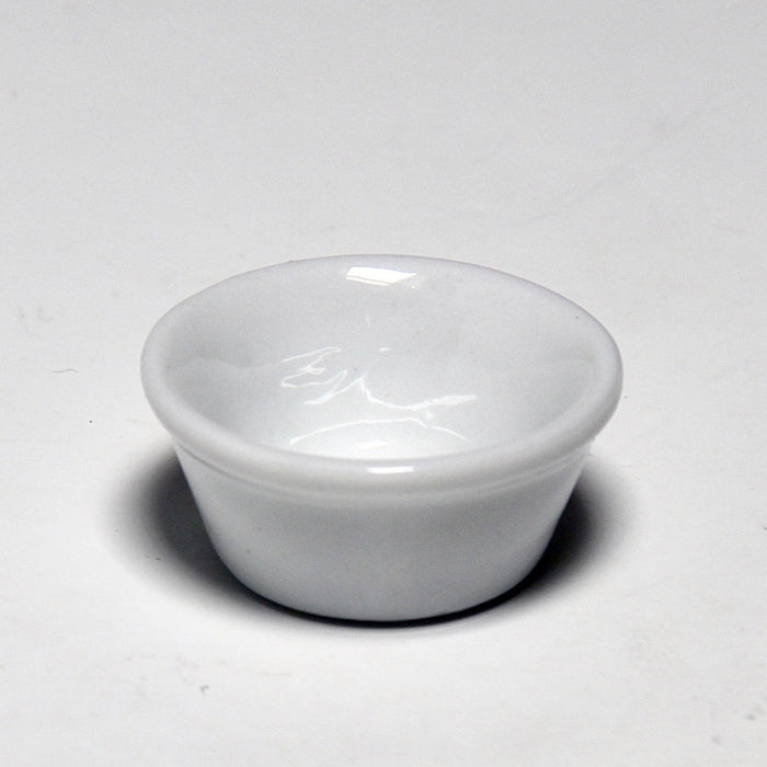 Bowl, white, porcelain