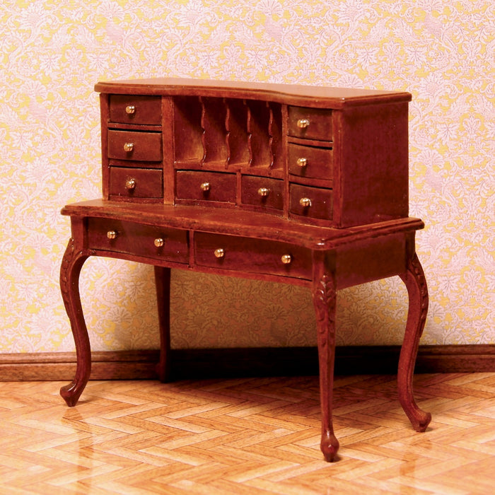 Writing chest, walnut, quality furniture